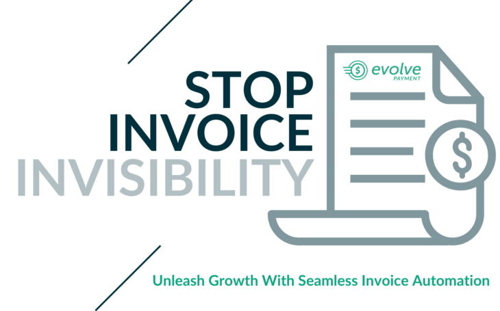 A fading invoice with evolve payment on the top, next to the blog title.